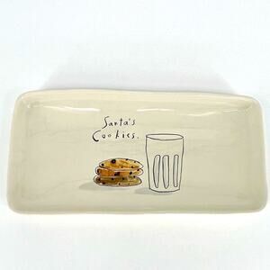 Rae Dunn Magenta Studios Limited Edition Santa's Cookies Large Tray